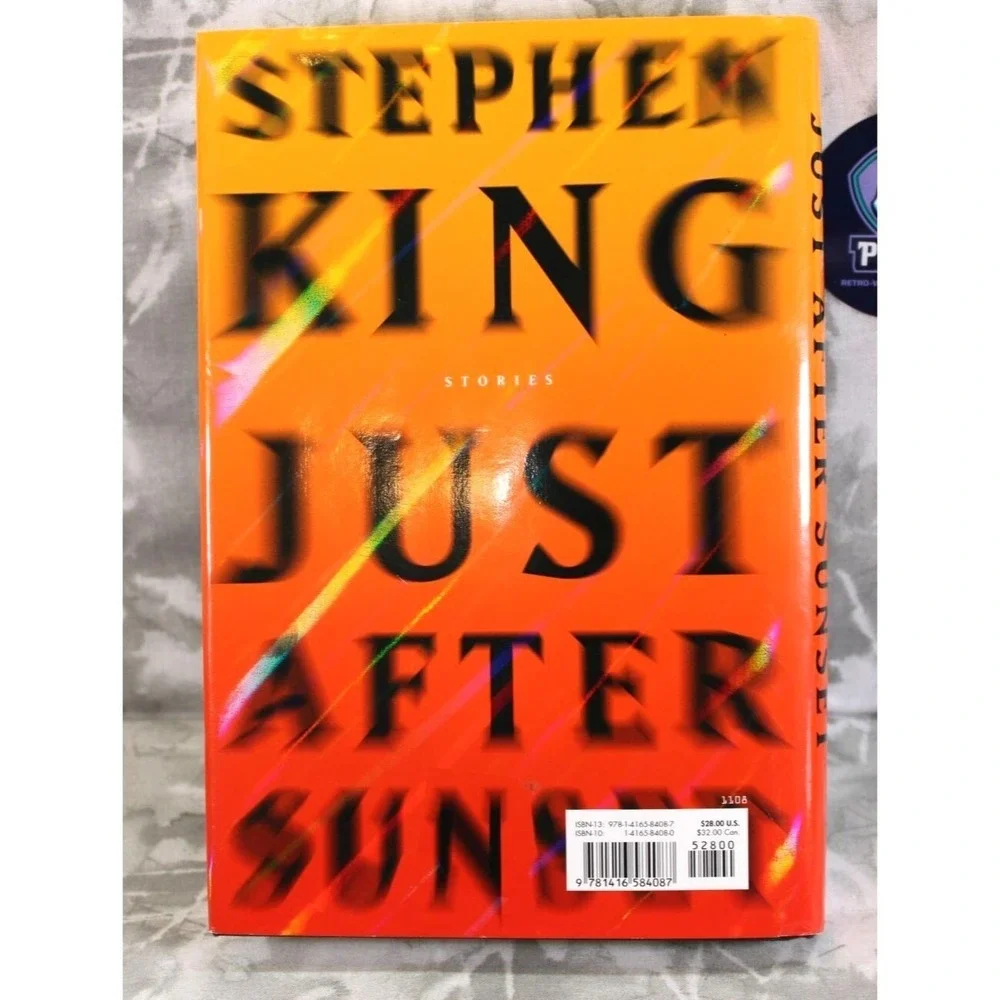 Steven King Just After Sunset 2008 First Scribner Hard Cover Edition